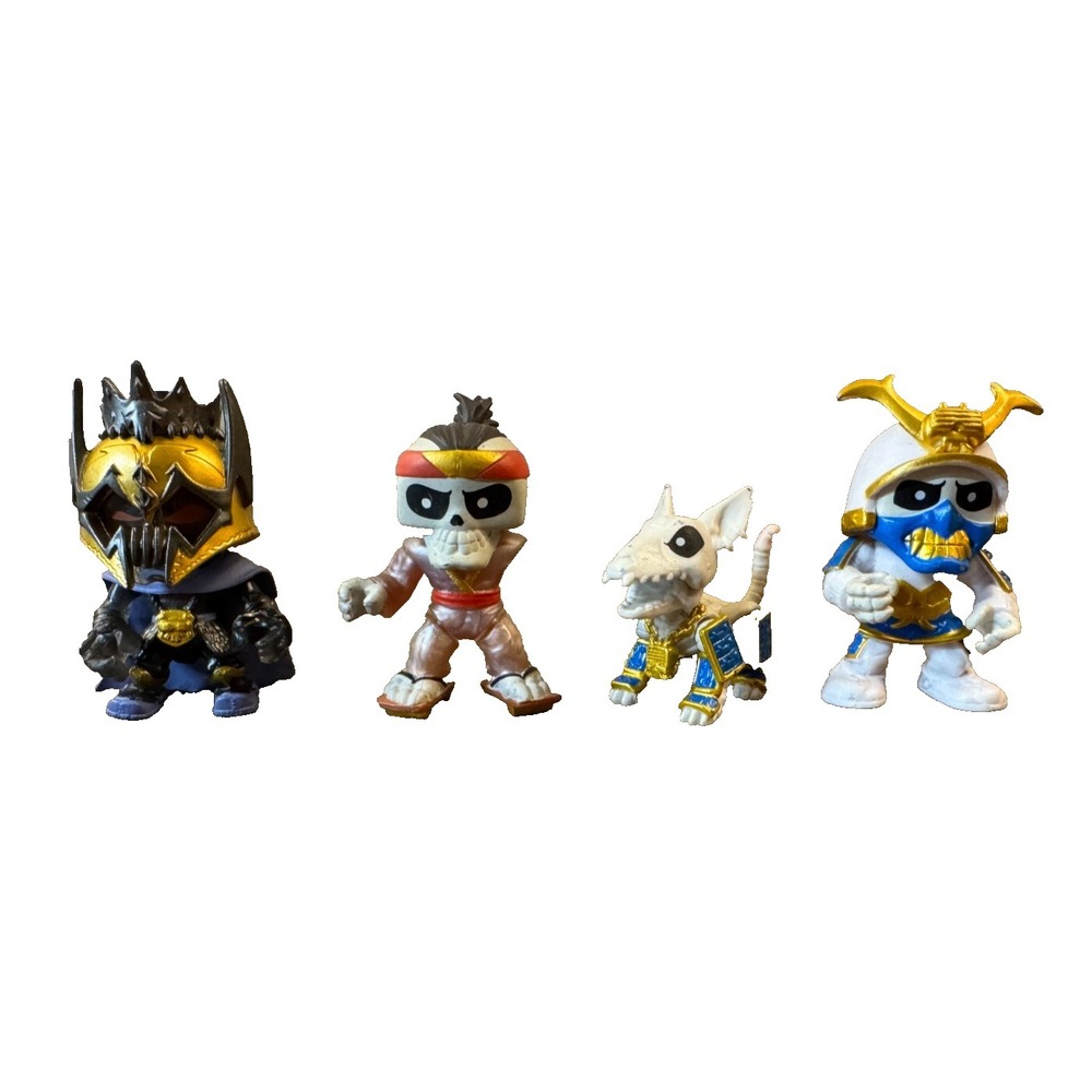Treasure X Action Figure Lot Moose Toy Gold Skeleton King Dog Beast Ninja Knight